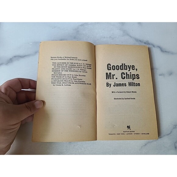 Goodbye, Mr. Chips By James Hilton Paperback - Picture 3 of 10